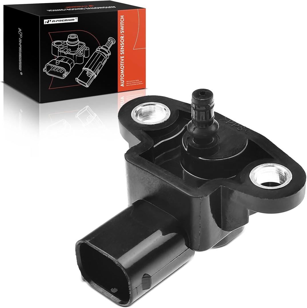 A-Premium Manifold Absolute Pressure Map Sensor Compatible with Mercedes-Benz B200 C250 C280 C320 C55 C63 CL55 AMG CL600 CLK320 CLK350 E250 E300 GL450 ML350 S350