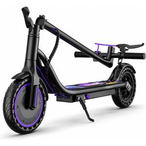 Electric Scooter for Adults, Teens & Big Kids, 350W-500W Motor, 10Mph-21 MPH & 10-28 Miles Max Range, 6.5 to 10 inch Tires, Portable Lightweight E-Scooter