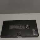 RedThunder K10 Wireless Gaming Keyboard and Mouse Combo, LED Backlit Rechargeable 3800mAh Battery, Mechanical Feel Anti-ghosting Keyboard + 7D 3200DPI Mice for PC Gamer (Black)