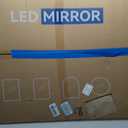 Led Mirror for Bathroom, 30x40 Bathroom Vanity Mirror for Wall with Light, IP54 Enhanced Anti-Fog, Dimmable 3 Colors, Memory Function, Backlit and Front Lit, Shatter-Proof Glass, Plug-in/Hardwired
