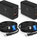 USB C Super Fast Charger Block,100W Charging Station/10ft Type C to C Cable Cord Long,65W Laptop Adapter for MacBook Pro/Air/iPhone 17 16 15 Pro Max/Samsung Galaxy S26+ S25 S24 S23 S22 S21 Ultra/Plus