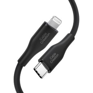ZGR SILICONE CABLE LIGHTNING 6FT GREY