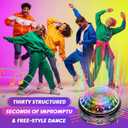 FunisFun Disco Dance Button with 5 Classic Disco Songs, Funny Sound Button for Party Supplies, Novelty Toys for Playing Jokes, Gag Gifts for Office Coworkers and Adults