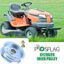 AUC17621 Idler Pulley John Deere Replaces 756-05034A Idler Pulley, GY20629, GY22082, GY20110 for John Deere D140 Z225 L130 D170 D130 LA145 L110 LA115 L120 E140 D110 LA105 S100 LA130 S170 Decks
