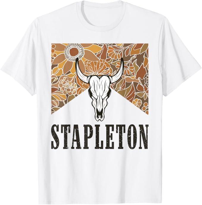 Howdy Stapleton Western Stapleton Punchy Cowboy Style T-Shirt, S 