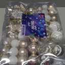 100-Pack Various Shatterproof Christmas Balls, Christmas Decorative Ball Ornaments for Xmas Tree- Champagne Gold