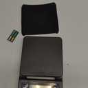 Coffee Scale with Timer - 0.1g Accurate, 3kg Drip Espresso Scale for Pour Over Coffee, Portable Digital Kitchen Food Scale with, LCD Displa, Non-Slip Mat (Including Batteries) - Black