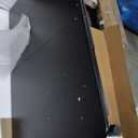 Wayshome 47’’-63’’ 100% Oak Extendable Dining Table, Solid Wood Folding Kitchen Table, Mid Century Modern Dinner Table for Kitchen, Apartment, Living Room (47''-63'' Black)