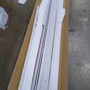 32X80in Accordion Door Interior,PVC Sliding Folding Doors with Lock,Divider Door with Hardware, White Multifold Interior Doors