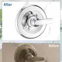 Replacement Metal Lever Handle for Delta H79 1300/1400 Series - Single Tub Faucet Handle Kit, Durable Zinc Alloy Construction, Easy DIY Installation