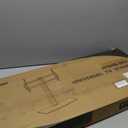 Universal Swivel TV Stand/Base Table Top Stand 40 to 86 inch TVs 110 Degree Swivel, 5 Level Height Adjustable, Heavy Duty Tempered Glass Base, Holds up 132lbs Screens, HT04B-003