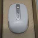 Logitech MX Anywhere 3S Compact Wireless Mouse, Fast Scrolling, 8K DPI Any-Surface Tracking, Quiet Clicks, Programmable Buttons, USB C, Bluetooth, Windows PC, Linux, Chrome, Mac - Pale Grey