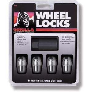 Gorilla Automotive 71631N Acorn Wheel Locks (12mm x 1.50 Thread Size) - Pack of 4