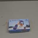 Kids Ski Goggles for Boys Girls Aged 3-14, 100% UV Protection OTG Ski Goggles (A02-black/Silver(vlt 10.2%))