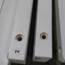 Full Size Montessori Floor Bed Frame with Convertible Door & Wood Slats for Kids,Wood Montessori Bed with Safety Guardrails for Girls & Boys,White