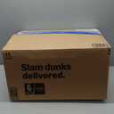 Hotel Grand Goose Feather Down Fiber Bed Pillows King Size Set of 2, 100% Cotton Cover, Medium Firm Hotel Collection Gusseted Pillows for Back, Stomach or Side Sleepers, 18"x34", White