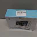 Weather Station Wireless Indoor Outdoor, Digital Thermometer with Remote Sensor, 7.5'' HD VA Display Home Weather Stations, Accurate Temperature Humidity Gauge with Weather Forecast, Atomic Clock (Black)