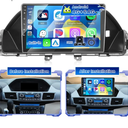 [4+64G] Hikity Android 15 Car Stereo for Honda Odyssey EX-L 2011-2017 with Wireless Carplay Android Auto, 9'' IPS Touch Screen Radio Bluetooth Mirror Link GPS WiFi SWC AI DSP/FM/RDS/EQ Backup Cam+Mic