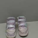 DREAM PAIRS Girls Shoes Toddler Sneakers Kids High Top Shoes with Hook and Loop Storybook Casual Walking Shoes (1 Little Kid, Purple/Rainbow)