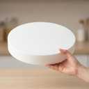 FromJennWithLove 15x2 Inch Cake Dummy – 15in Round Styrofoam Form, 2in Tall – USA-Made for Decorators, Bakers & Fake Cake Displays