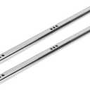 Soft Close Drawer Slides, 2Pcs/Set Cold Rolled Steel Plate Ball Bearing Full Extension Drawer Slides Rails for Decorative Cabinets Drawers Sideboard Furniture, 13.5 x 0.7 x 0.3in