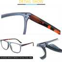 IVNUOYI 4 Pack Reading Glasses for Women Men,Blue Light Blocking Readers,Vintage Frame Eyeglasses with Spring Hinges