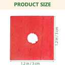 BESPORTBLE Bird Toy Parts, Pack of 100 Wood Blocks for Birds Multicolored Natural Wooden Blocks Bird Chewing Toy Mini Wood Chip Charms for DIY Playing Chewing Bird Toys