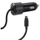 ZGear 30-Watt Adaptive Fast Charging Car Charger for Micro USB - Black