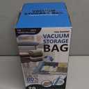 Cozy Essential Vacuum Storage Bags, Compression Space Saver Bags for Clothes, Comforters, Blankets, Pillow, Bedding, Sealer Clothing Storage,20 Combo