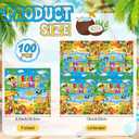 3 x Engrowtic 100 Pcs Summer Beach Party Napkins Hawaiian Luau Disposable Paper