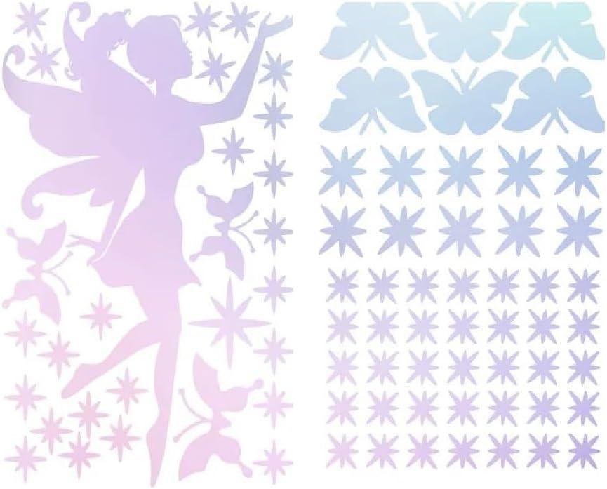 Fairy Stars and Butterfly Glow Sticker Kids Room Decoration Luminous Wall Sticker Decal Unisex His Her Bedroom DIY Home Decor