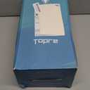 Topre One Gallon Water Bottle,128oz Insulated Water Flask Stainless Steel Vacuum, Cold for 48 Hrs,BPA-Free & Leakproof -with Paracord Handle,Strap,Straw Spout Lids,Large Jug for Gym Sports,Black