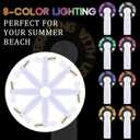 24 Pcs Mini Portable Handheld Fans Bulk For Guest LED Battery Powerful Fan Small Personal Fans Thank You For Celebrating With Us Gifts for Summer Beach Wedding Baby Shower Party Favors (24, White)