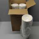 LITOPAK 100 Count 12 oz Coffee Cups, Insulated Paper Coffee Cups for Cafes, Families and Parties