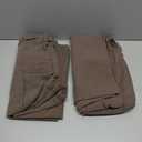 Home Brilliant Brown Throw Pillows Textured Burlap Decorative Throw Pillow Cover Lined Linen Cushion Case for Floor,  4 Pillow covers Brown 25"×26"