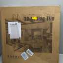WOWSTAR 12-Pack 24"x24" Drop Ceiling Tiles, Waterproof Glue up Ceiling Panels, White