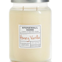 Stonewall Kitchen - Stonewall Home - Honey Vanilla Candle Large Apothecary 21.25 oz - 652601 DISVEN