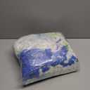 24 Pcs Wisteria Hanging Flowers 3.6 Feet Artificial Fake Wisteria Flower Vine Garland Ratta for Backdrop Wedding Decor Home Party(Blue, White)