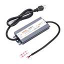 100W IP67 Waterproof Constant Voltage LED Driver Power Supply Transformer, 100-240V AC Universal Input with Plug, Output 12V DC 8.33A Max. for Outdoor LED Lighting