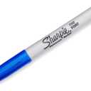 Sharpie Permanent Markers, Blue, Fine Tip, Bulk Set, 36 Count - For Plastic, Metal, Wood, And More