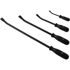 SUNEX TOOLS 9704 Pry Bar Set with Ergonomic Handles, 8" - 24", 4-Piece