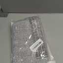 DriftAway Double Layer Linen Blackout Tie Up Curtains Thermal Insulated Fully Lined Balloon Roman Shade Bathroom Window Adjustable Rod Pocket for Small Window 31 Inch by 47 Inch Gray (Grey)