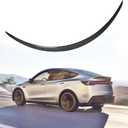 Rear Spoiler fit for 2025 2026 Tesla Model Y Juniper Wing ABS OEM Rear Trunk Lip Sporty Appearance Model Y Refresh Exterior Accessories Glossy Carbon Fiber