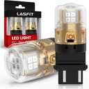LASFIT 3157 LED Brake Light Bulb, 3057 3156 3157 LED Bulb Red, 4000LM Super Bright 3056 4057 4157 3457 for Automotive Tail Brake Lights, Stop Parking Light, Not for Trucks (2-Pack)