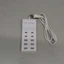 USB Charging Station with 6 USB-A & 4 USB-C Ports, 50W 10A USB Charging Block for Smart Phone, Tablet, Laptop, Multiple Devices - USB Power Strip with Auto-Detect Technology (1 PCS)