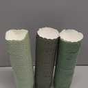 Whaline 120Pcs Sage Green Paper Baking Cups Scalloped Edge Cupcake Wrappers Gradient Green Cupcake Muffin Cases for Wedding Birthday Baby Shower, 3 Colors