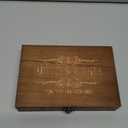 50 Pcs Advice And Wishes for The Mr And Mrs - Floral Wedding Advice Cards with Wood Box, Bride and Groom Well Wishes Box Keepsake, Bridal Shower Party Favors (pink flower-3)