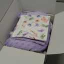 Pea Pod Infant Car Seat Insert with Strap Covers, All in One Reversible Baby Car Seat Head Support for Newborn, 3D Soft Minky Carseat Cushion for Preemie to Infant, Stroller, Swing, Bouncer, Butterfly