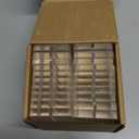 25 Pcs Place Card Holders for Table, 2 Inches Clear Acrylic Name Card Holder Table Number Card Holders Acrylic Card Display Stand for Wedding Business Party