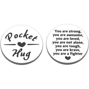 Pocket Hug Gift Get Well Soon Gifts for Men Cancer Gift for Cancer Survivor After Surgery Gifts for Female Male Encouragement Birthday Christmas Keepsake for Friend Adult